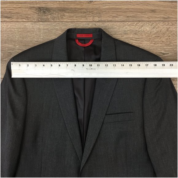 Alfani Mens Blazer Sport Coat Two Button Jacket Wool Size 42L Slim Casual Suits‎ - Picture 9 of 13